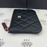 [PRE LOVED] Chanel Mini O Case in Black Caviar GHW (microchipped)