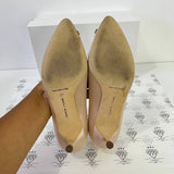 [PRE LOVED] Manolo Blahnik Satin Pumps in Light Pink Size 37EU