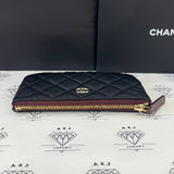 [PRE LOVED] Chanel Mini O Case in Black Caviar GHW (microchipped)