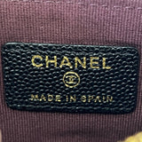 [PRE LOVED] Chanel Mini O Case in Black Caviar GHW (microchipped)