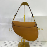 [PRE LOVED] Christian Dior Saddle in Caramel Grained Calfskin Leather GHW (2021)