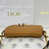 [PRE LOVED] Christian Dior Saddle in Caramel Grained Calfskin Leather GHW (2021)