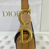 [PRE LOVED] Christian Dior Saddle in Caramel Grained Calfskin Leather GHW (2021)