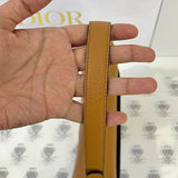 [PRE LOVED] Christian Dior Saddle in Caramel Grained Calfskin Leather GHW (2021)