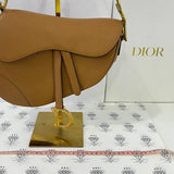 [PRE LOVED] Christian Dior Saddle in Caramel Grained Calfskin Leather GHW (2021)