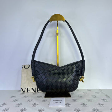 [PRE LOVED] Bottega Veneta Mini Solstice Shoulder Bag in Black GHW