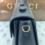 [PRE LOVED] Gucci Medium Interlocking Bag in Black GHW