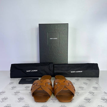 [PRE LOVED] YSL Tribute Flats in Brown Size 39EU