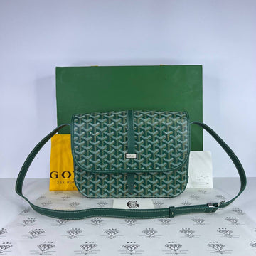 [PRE LOVED] Goyard Belvedere MM in Green (2026)