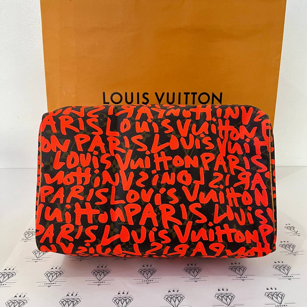 [PRE LOVED] Louis Vuitton x Stephen Sprouse Graffiti Speedy 30 in Monogram Canvass (AA5028)