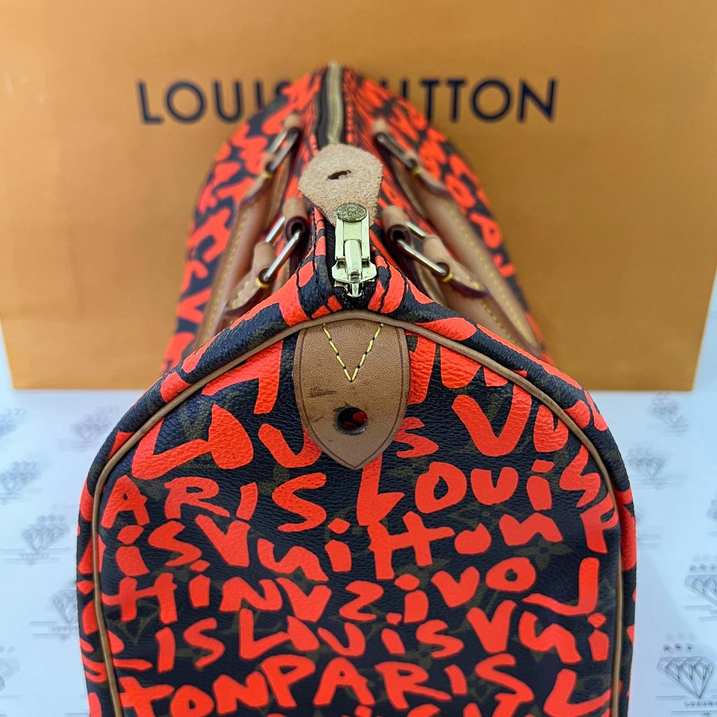 [PRE LOVED] Louis Vuitton x Stephen Sprouse Graffiti Speedy 30 in Monogram Canvass (AA5028)