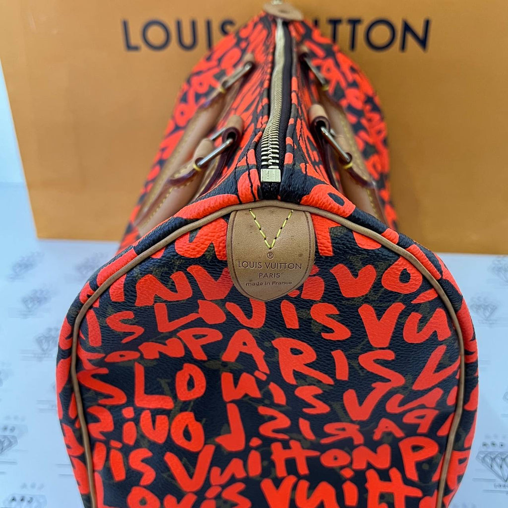 [PRE LOVED] Louis Vuitton x Stephen Sprouse Graffiti Speedy 30 in Monogram Canvass (AA5028)