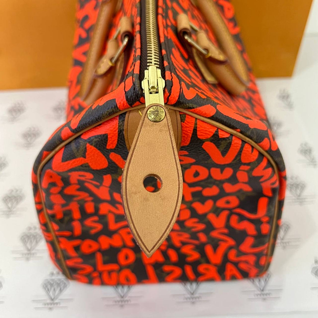 [PRE LOVED] Louis Vuitton x Stephen Sprouse Graffiti Speedy 30 in Monogram Canvass (AA5028)