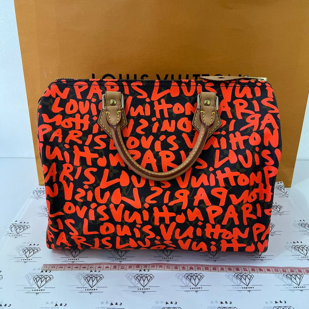 [PRE LOVED] Louis Vuitton x Stephen Sprouse Graffiti Speedy 30 in Monogram Canvass (AA5028)