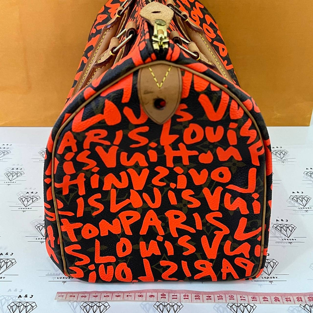 [PRE LOVED] Louis Vuitton x Stephen Sprouse Graffiti Speedy 30 in Monogram Canvass (AA5028)