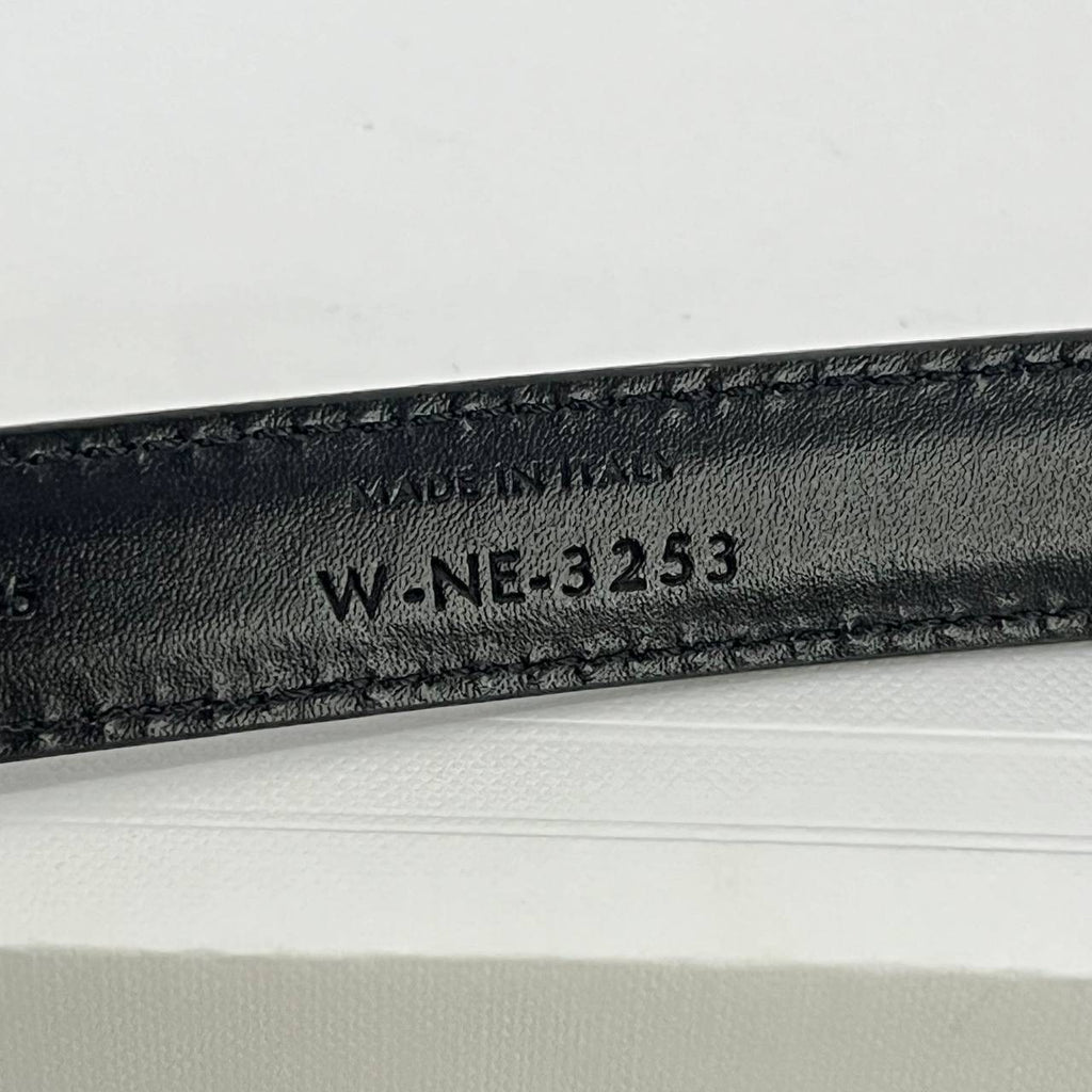 [BRAND NEW] Celine Small Triomphe Belt in Black Size 85