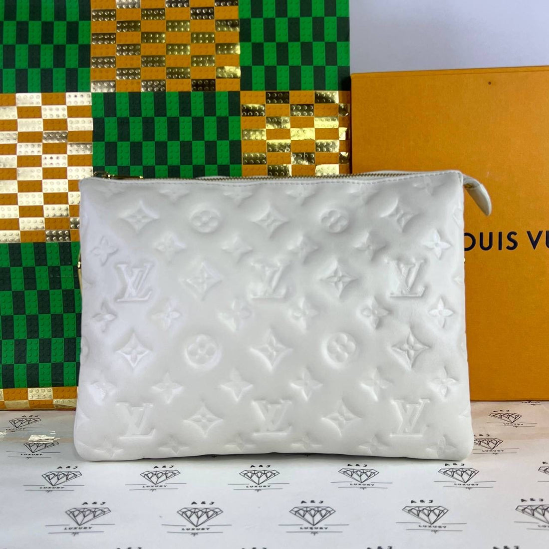 [PRE LOVED] Louis Vuitton Coussin PM in Creme Monogram Lambskin GHW (microchipped)