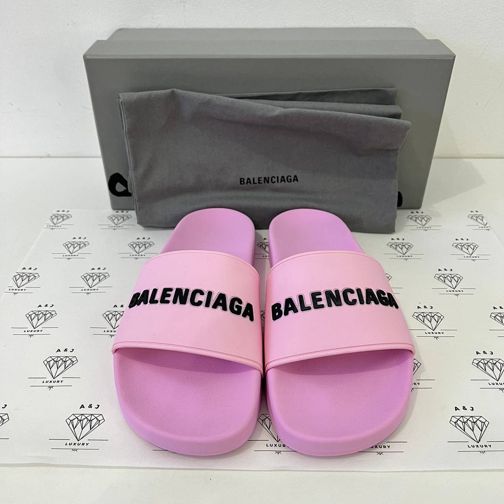 [BRAND NEW] Balenciaga Pool Slides in Pink Size 39EU