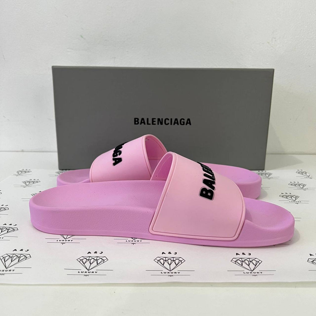 [BRAND NEW] Balenciaga Pool Slides in Pink Size 39EU