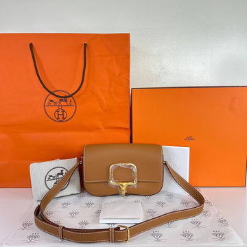 [BRAND NEW] Hermes Della Cavalleria Elan in Gold Epsom Leather GHW (Stamp W - 2024)