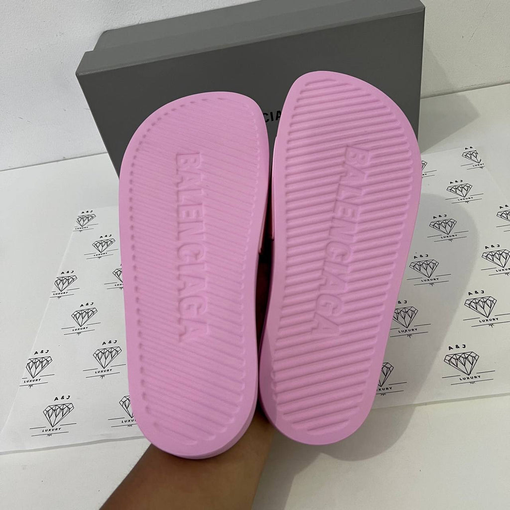 [BRAND NEW] Balenciaga Pool Slides in Pink Size 39EU