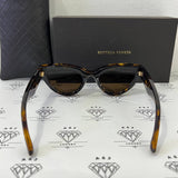 [BRAND NEW] Bottega Veneta Cateye Sunglasses in Havana Brown