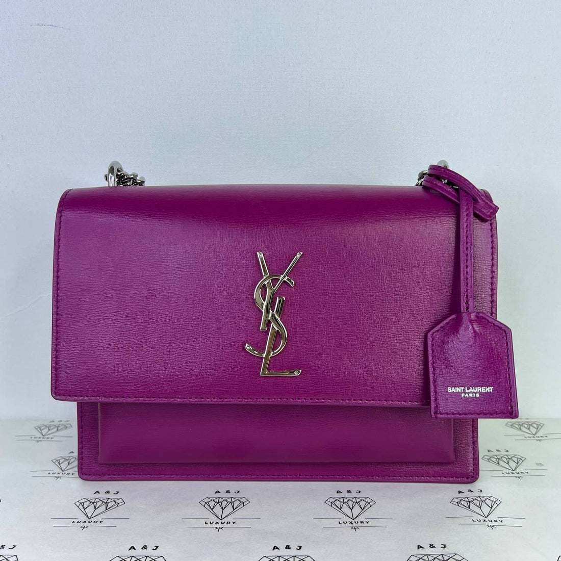 [PRE LOVED] YSL Medium Sunset in Purple SHW