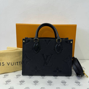 [PRE LOVED] Louis Vuitton OnTheGo PM in Noir Empreinte Leather