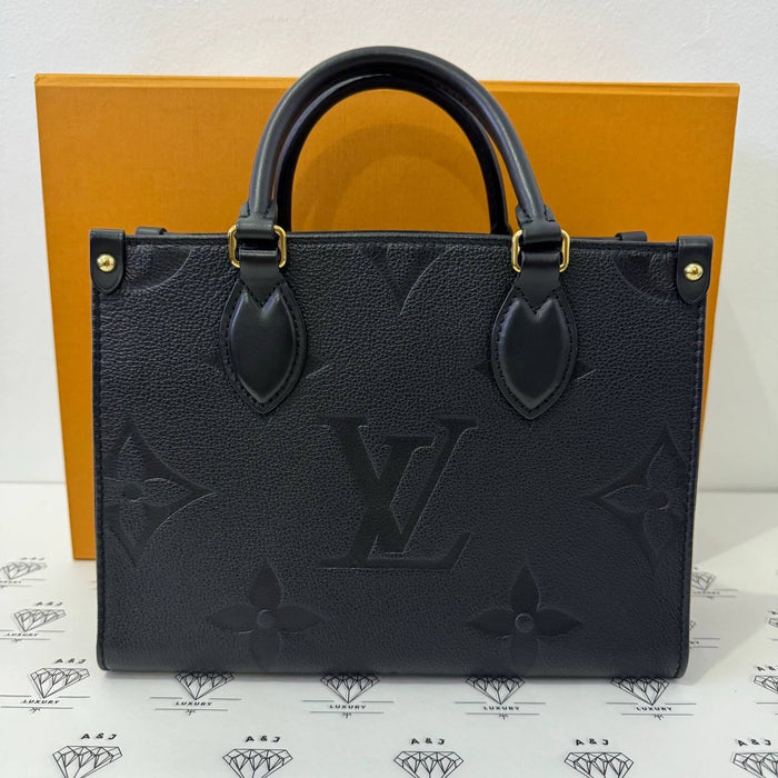 [PRE LOVED] Louis Vuitton OnTheGo PM in Noir Empreinte Leather