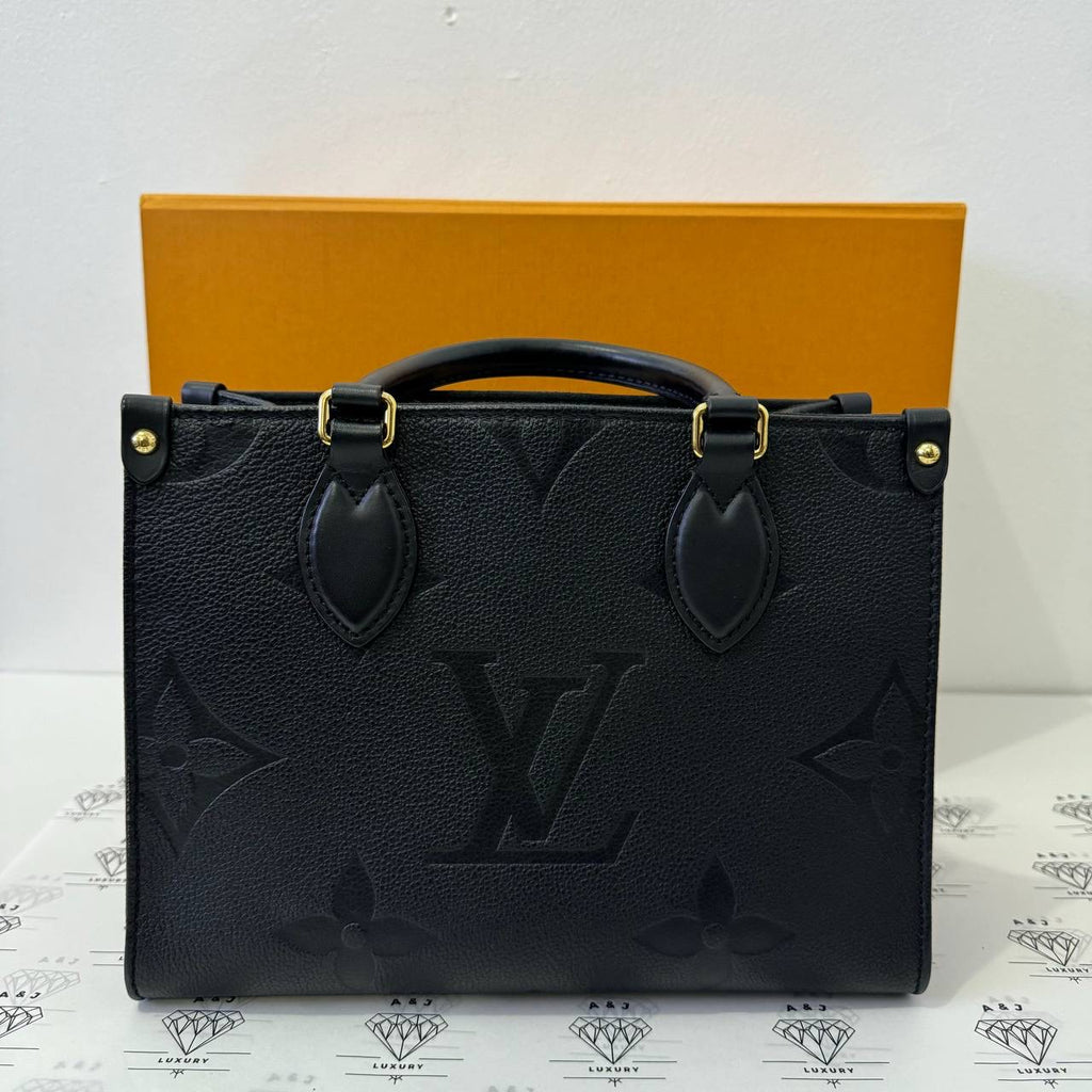 [PRE LOVED] Louis Vuitton OnTheGo PM in Noir Empreinte Leather