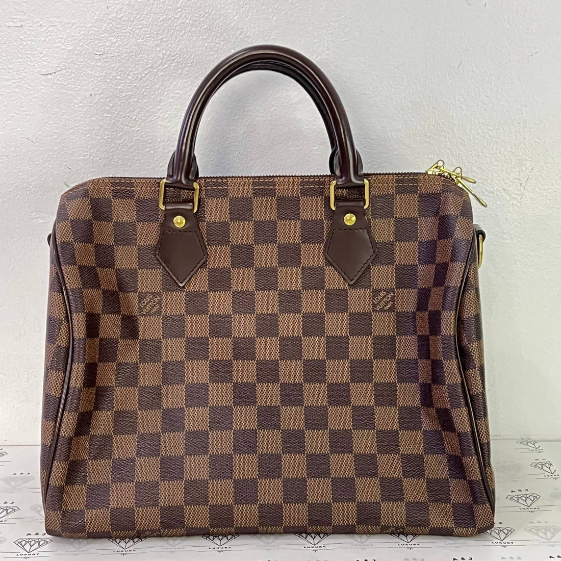 [PRE LOVED] Louis Vuitton Speedy Bandouliere 30 in Damier Ebene Canvass (MB2173)