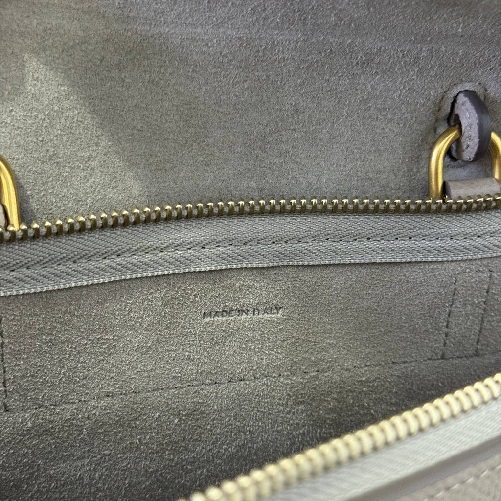 [PRE LOVED] Celine Nano Belt Bag in Beige Grained Calfskin Leather