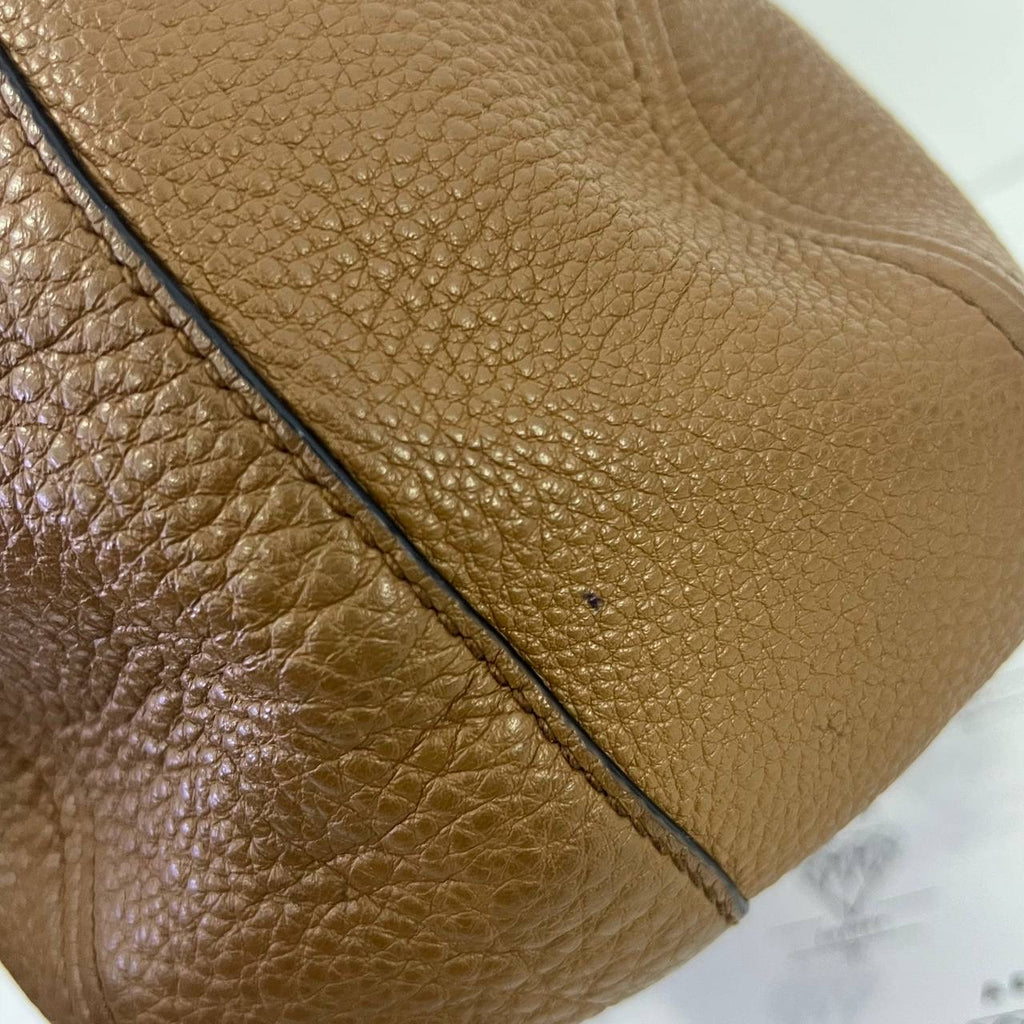 [PRE LOVED] Prada 1BC032 2-way Bag in Cannella Vitello Phoenix Leather GHW