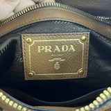 [PRE LOVED] Prada 1BC032 2-way Bag in Cannella Vitello Phoenix Leather GHW