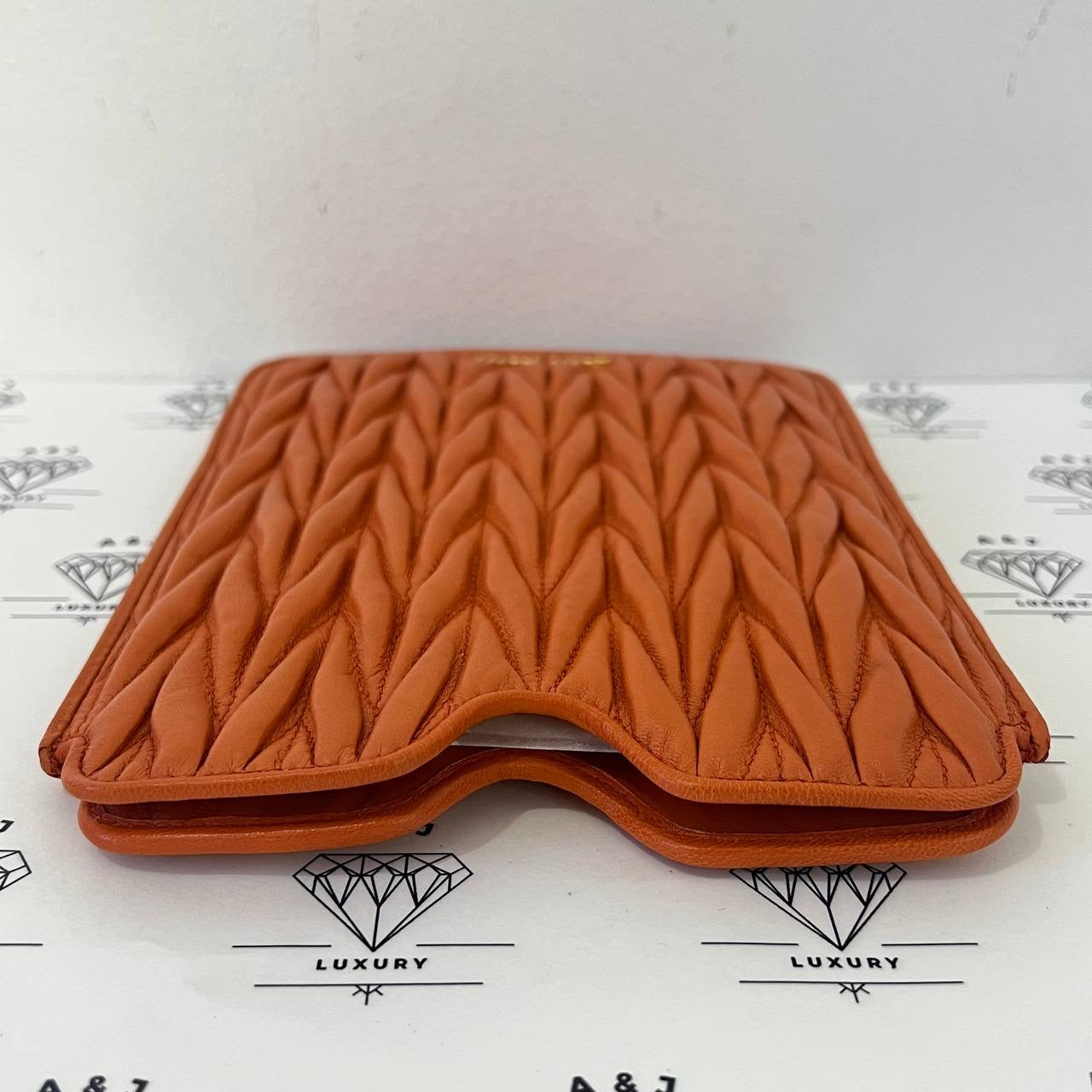 PRE LOVED] Miu Miu Ipad Mini Case in Orange – A&J Luxury