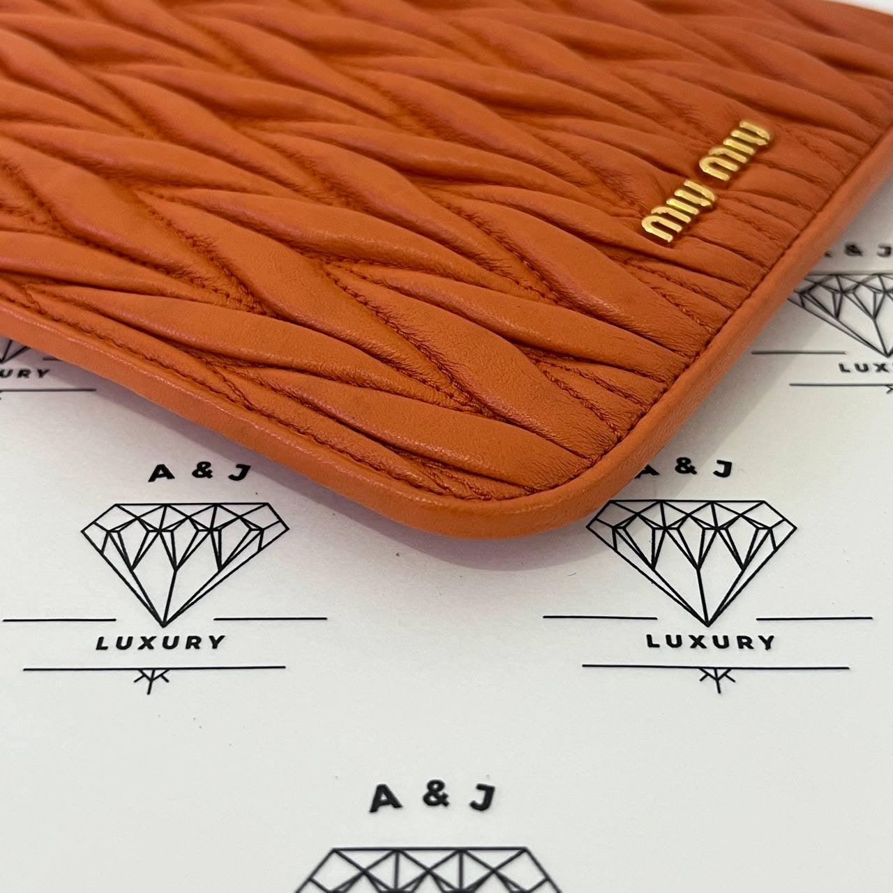 PRE LOVED] Miu Miu Ipad Mini Case in Orange – A&J Luxury