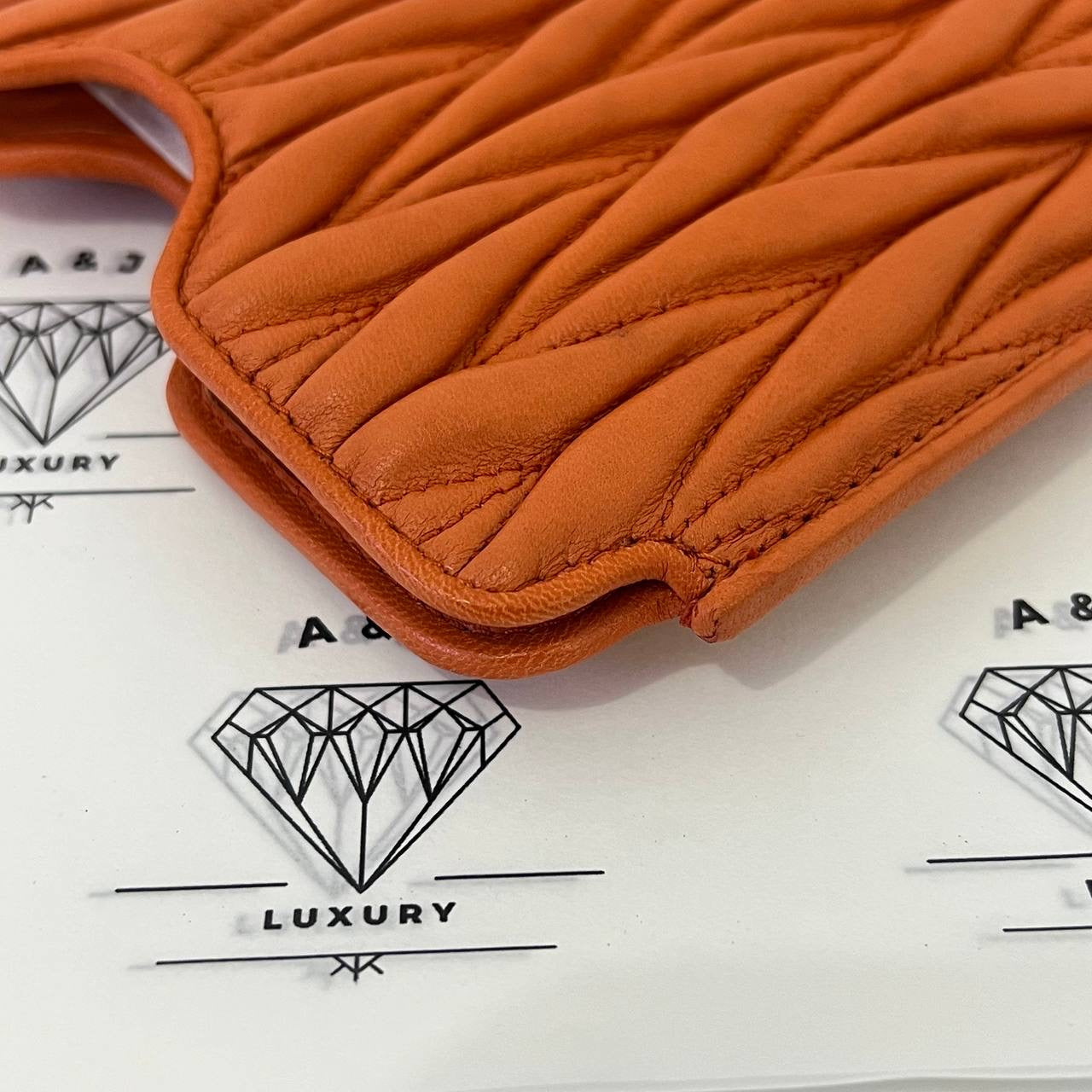 PRE LOVED] Miu Miu Ipad Mini Case in Orange – A&J Luxury