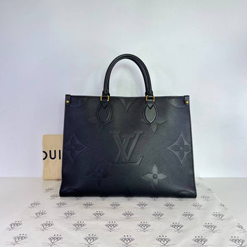 [PRE LOVED] Louis Vuitton OnTheGo MM in Black Empreinte Leather GHW (microchipped)