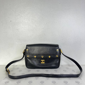 [PRE LOVED] MCM Studded Sling Bag in Black GHW