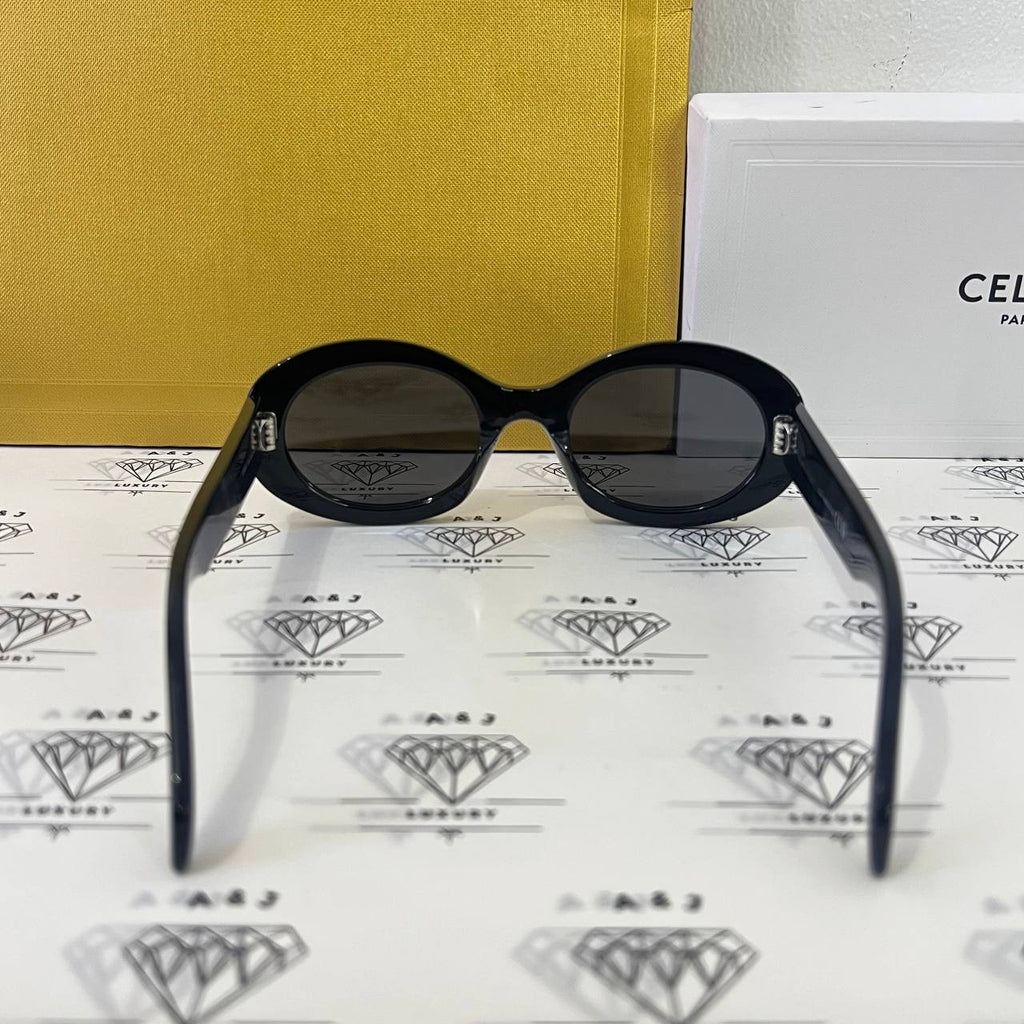 [PRE LOVED] Celine Triomphe 01 Sunglasses in Black GHW