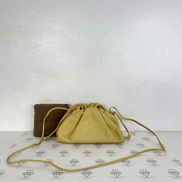 [PRE LOVED] Bottega Veneta Mini Pouch Sling Bag in Beige
