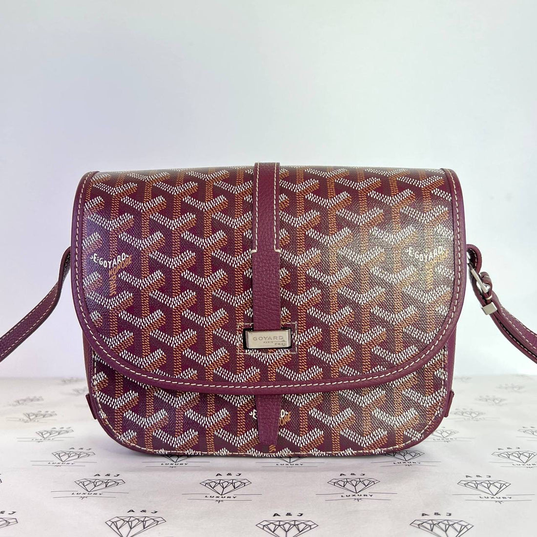 [PRE LOVED] Goyard Belvedere PM in Burgundy (2024)