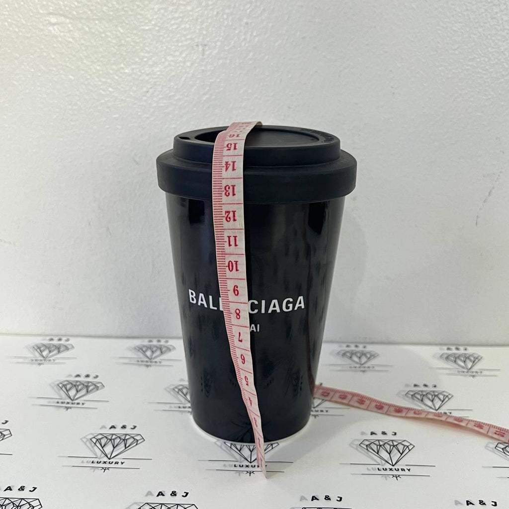 [PRE LOVED] Balenciaga Coffee Cup DXB in Black