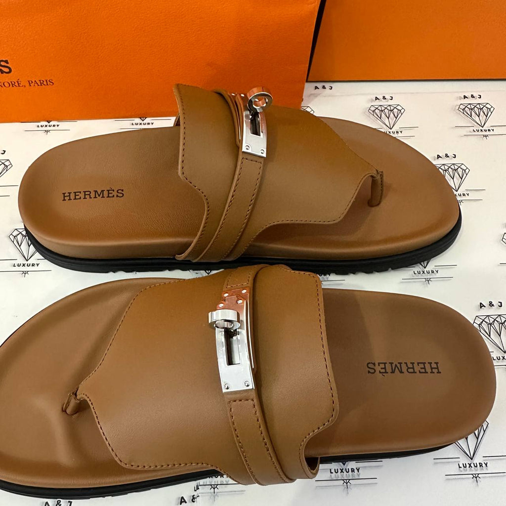 [BRAND NEW] Hermes Empire Sandals in Gold Size 37EU