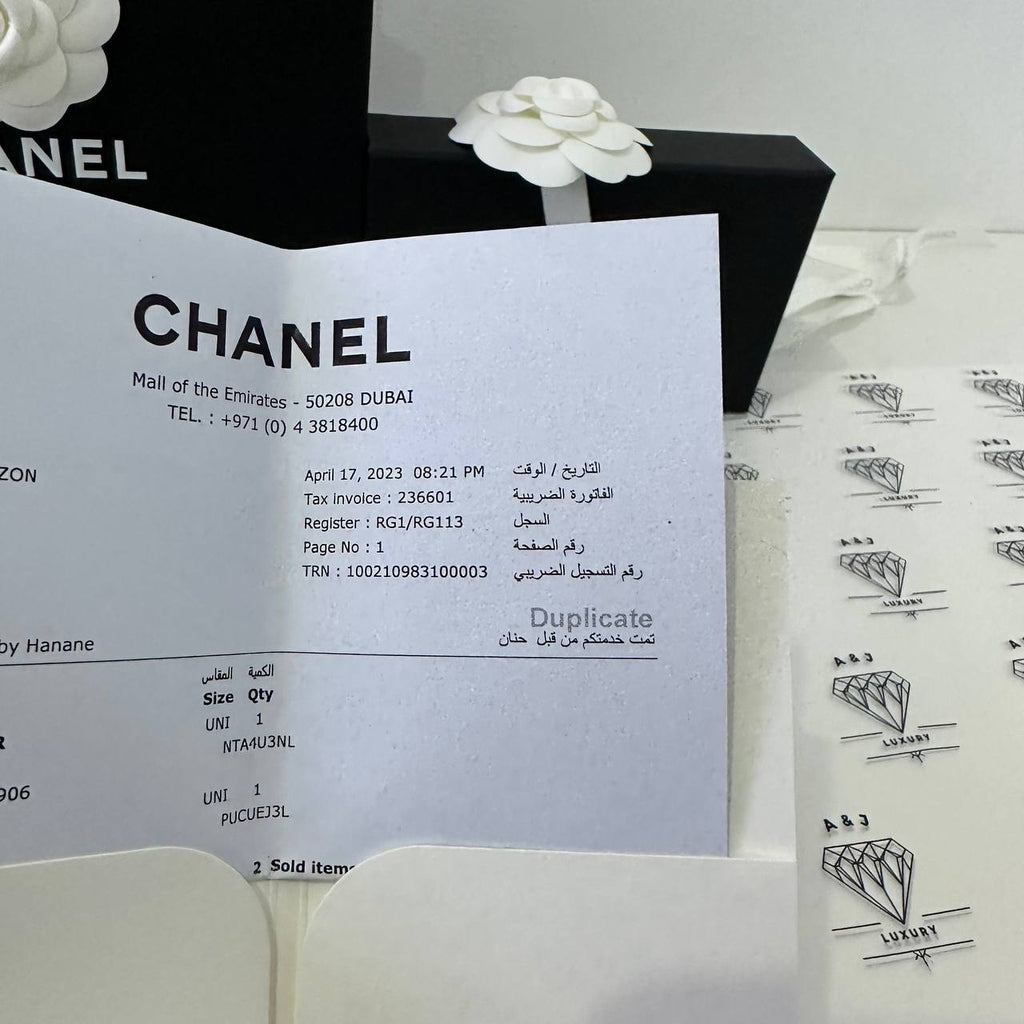 chanel gift card