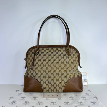 [PRE LOVED] Gucci Bree Dome Tote Bag in Brown