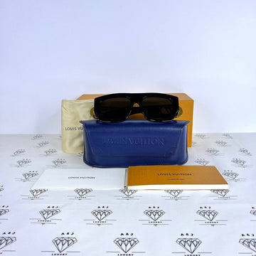 [PRE LOVED] Louis Vuitton Link Square Sunglasses in Black